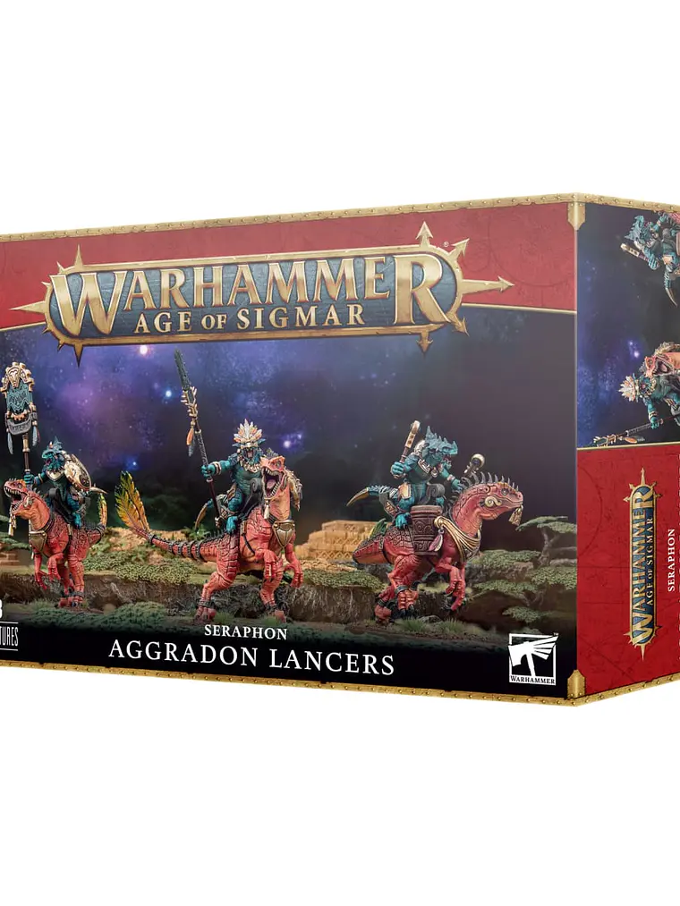 Warhammer Age of Sigmar: Seraphon - Aggradon Lancers 1