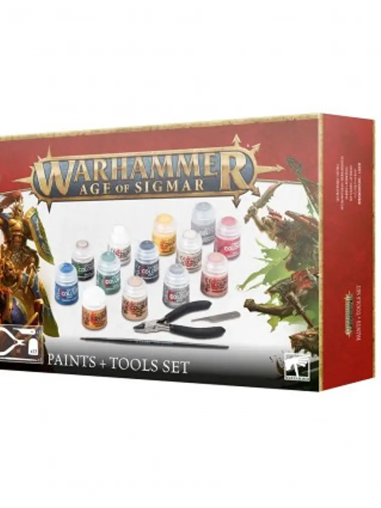 Warhammer Age of Sigmar - Paints + Tools Set (Set de Pinturas y Herramientas) 3