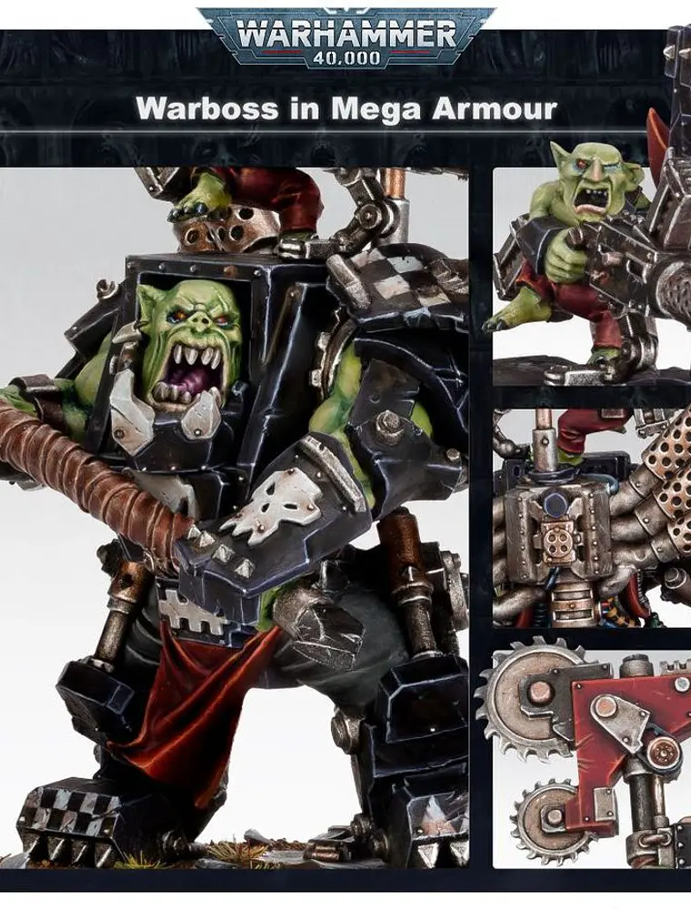 Warhammer 40,000: Orks - Ork Warboss in Mega Armour (Caudillo Orko) 2