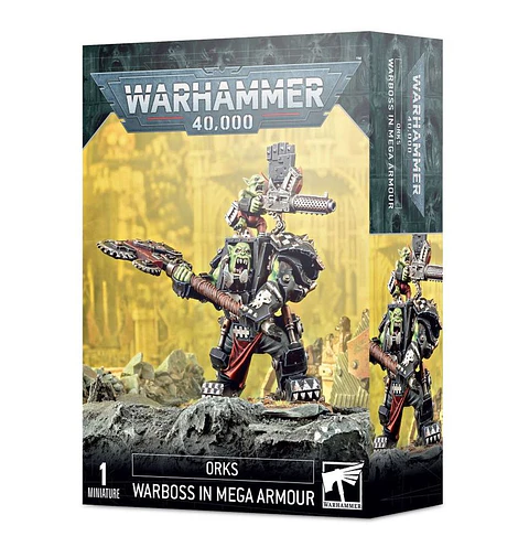 Warhammer 40,000: Orks - Ork Warboss in Mega Armour (Caudillo Orko)