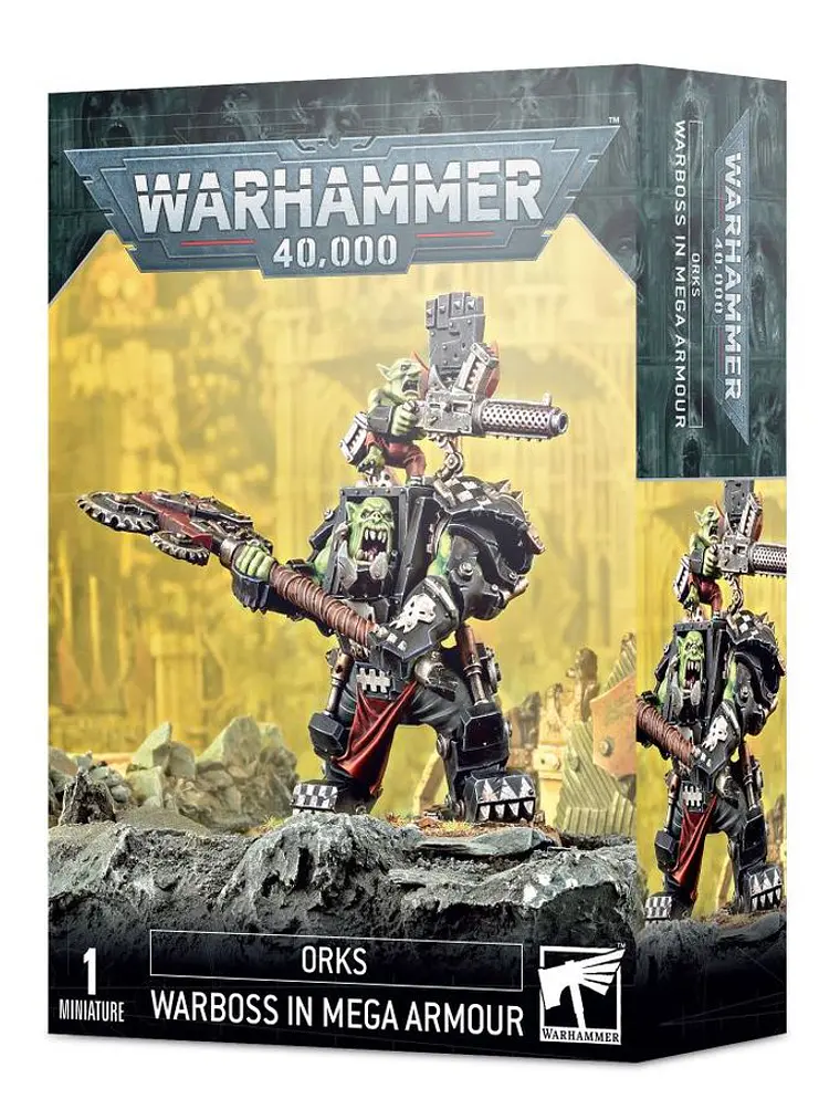 Warhammer 40,000: Orks - Ork Warboss in Mega Armour (Caudillo Orko) 1