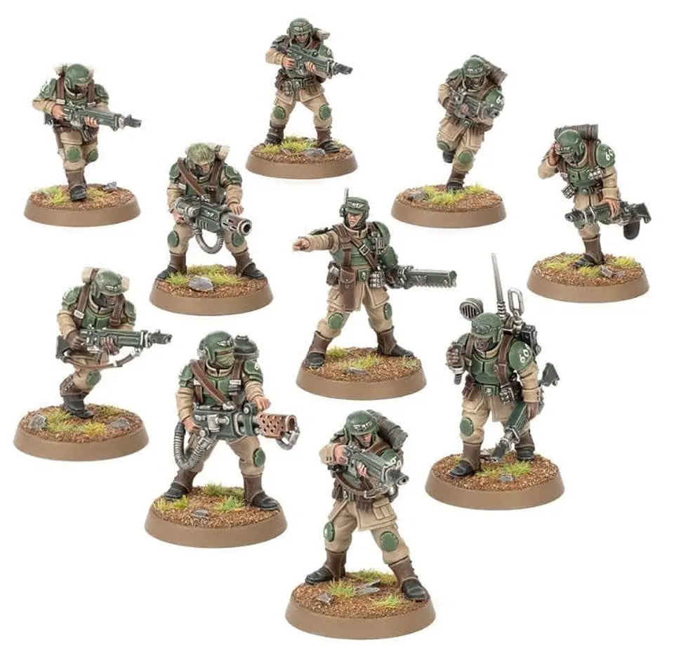 Warhammer 40,000: Astra Militarum - Cadian Shock Troops (Tropas de Choque) 2