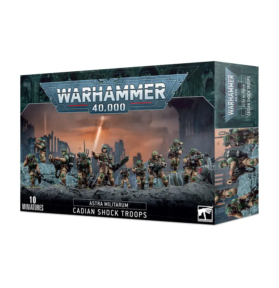 Warhammer 40,000: Astra Militarum - Cadian Shock Troops (Tropas de Choque) 1