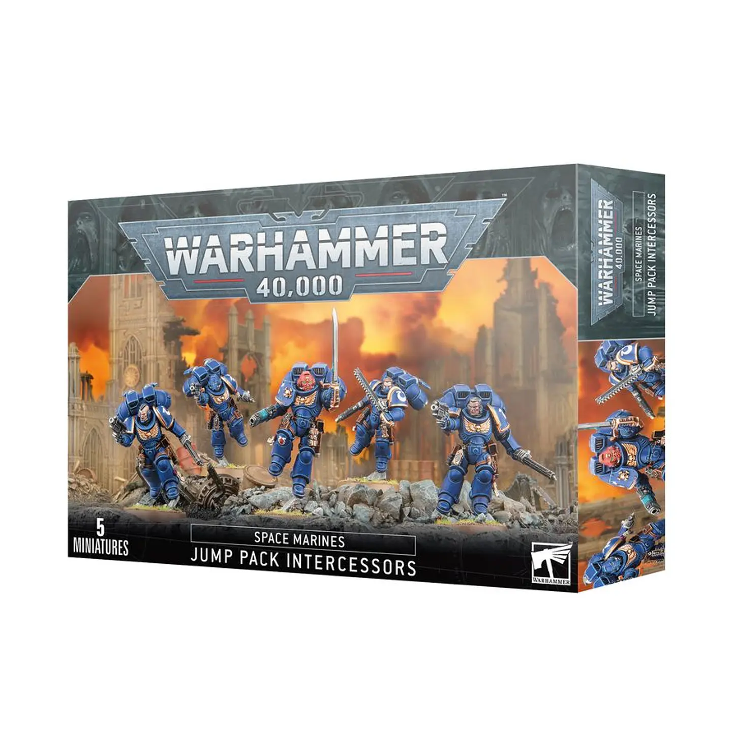 Warhammer 40,000: Space Marines - Jump Pack Intercessors (Intercesores con Retroreactor) 1