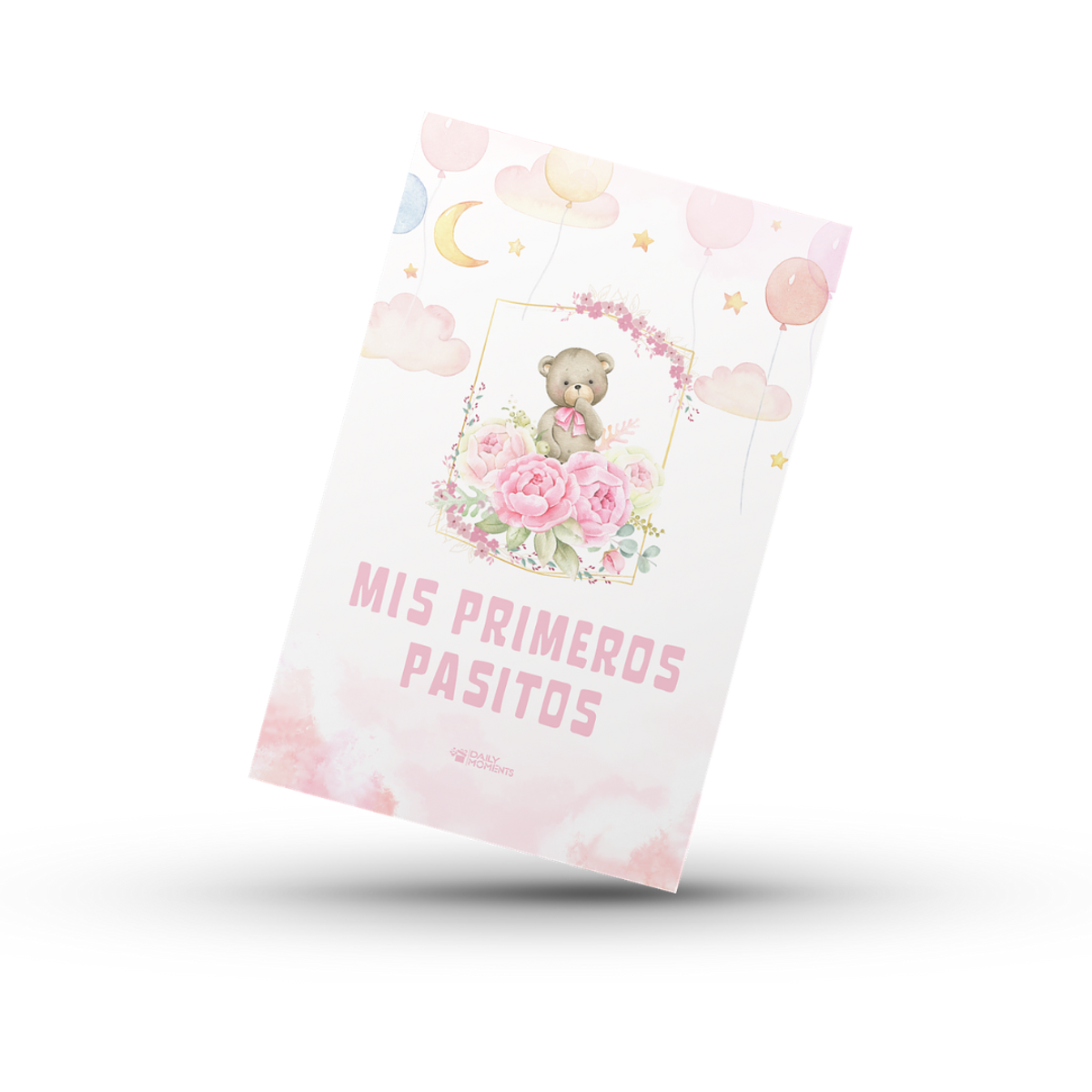 24 Tarjetas Hitos de Bebé Osita 1