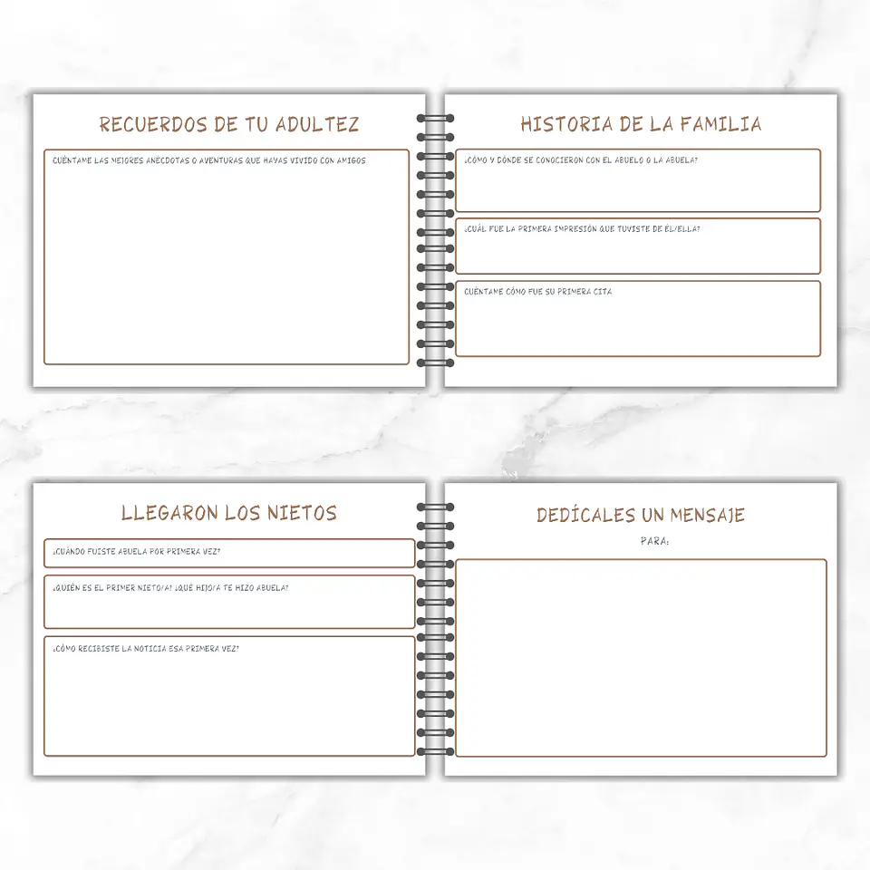 Abuelo Cuéntame Tu Historia - Personalizado 1 2