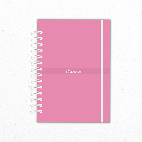 Planner Semanal Rosado