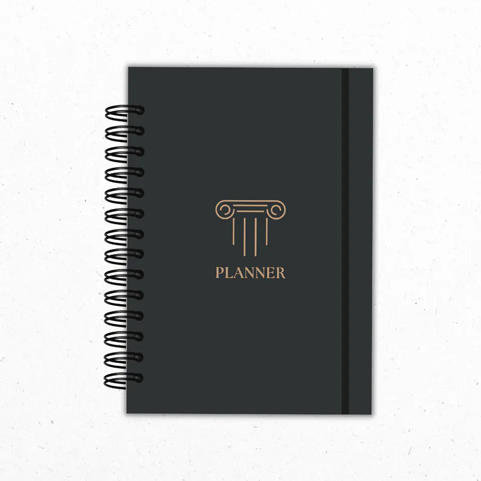 Planner Mensual Abogados Negro 1