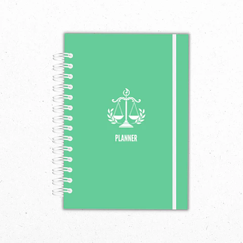 Planner Mensual Abogadas Verde