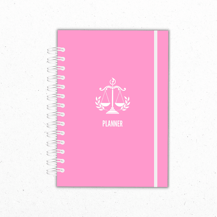 Planner Mensual Abogadas Rosado 1