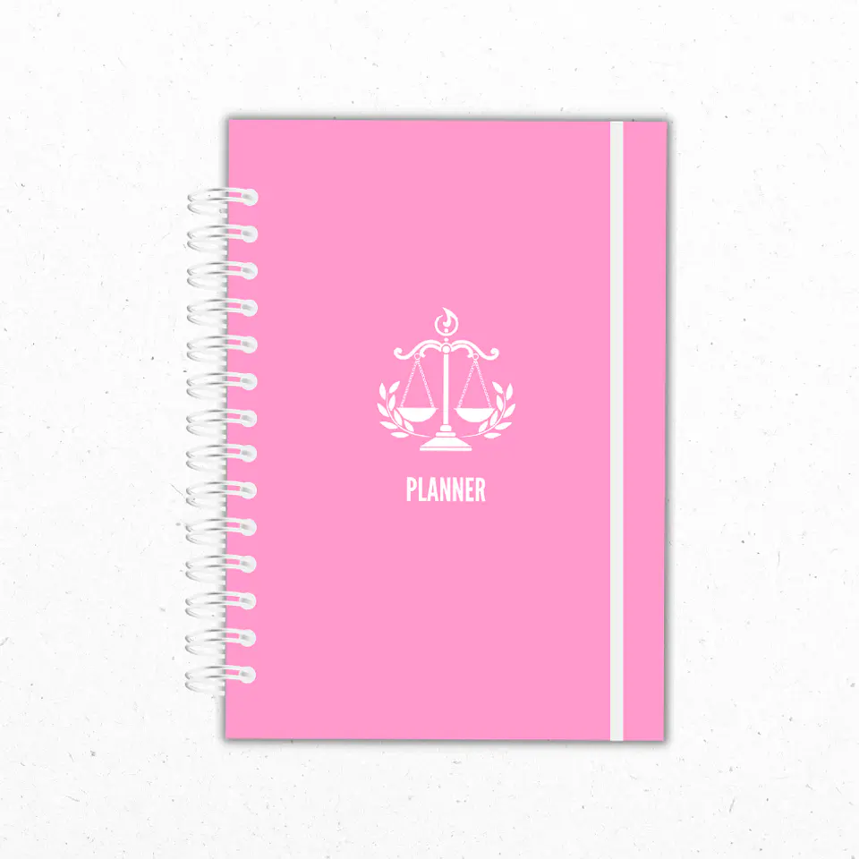 Planner Mensual Abogadas Rosado 1