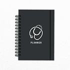 Planner Mensual Enfermería Negro  1