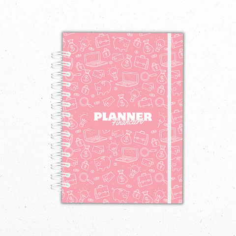 Planner Financiero Anual Rosado