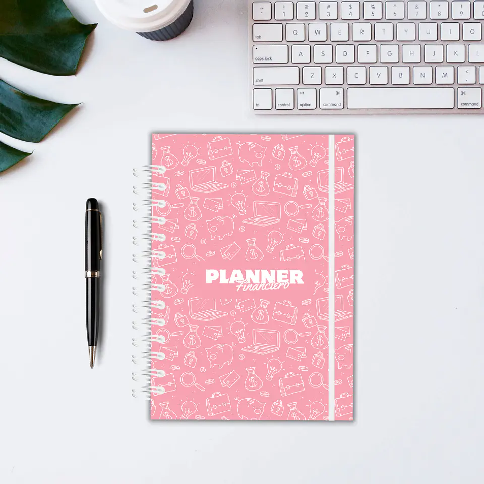 Planner Financiero Anual Rosado 7