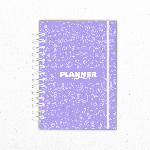 Planner Financiero Anual Morado