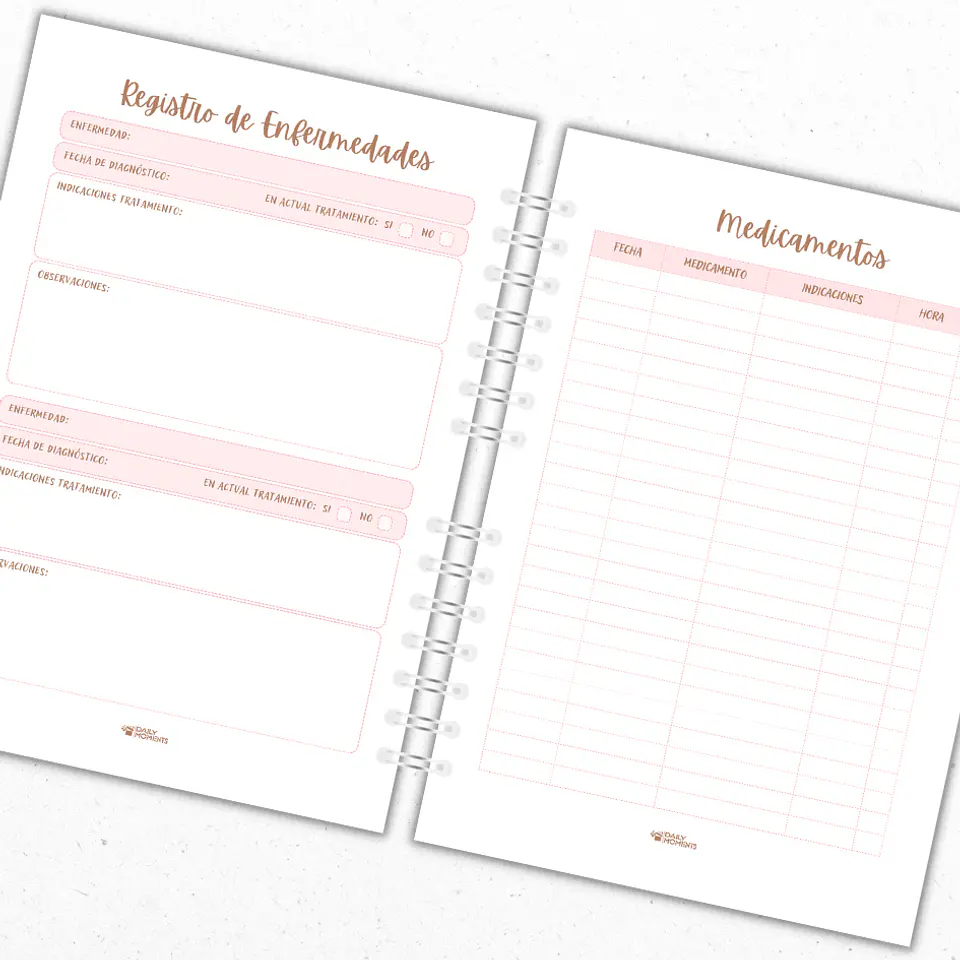 Cuaderno Pediátrico Osita Personalizado 3
