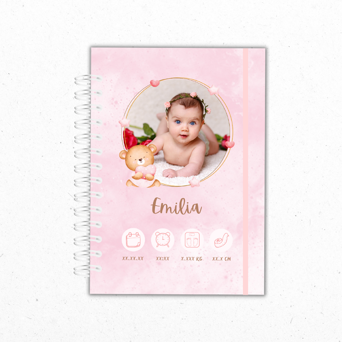 Cuaderno Pediátrico Osita Personalizado 1