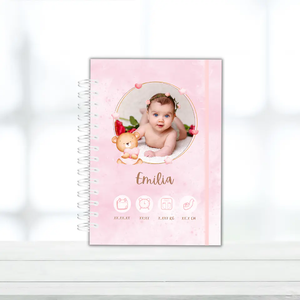 Cuaderno Pediátrico Osita Personalizado 5