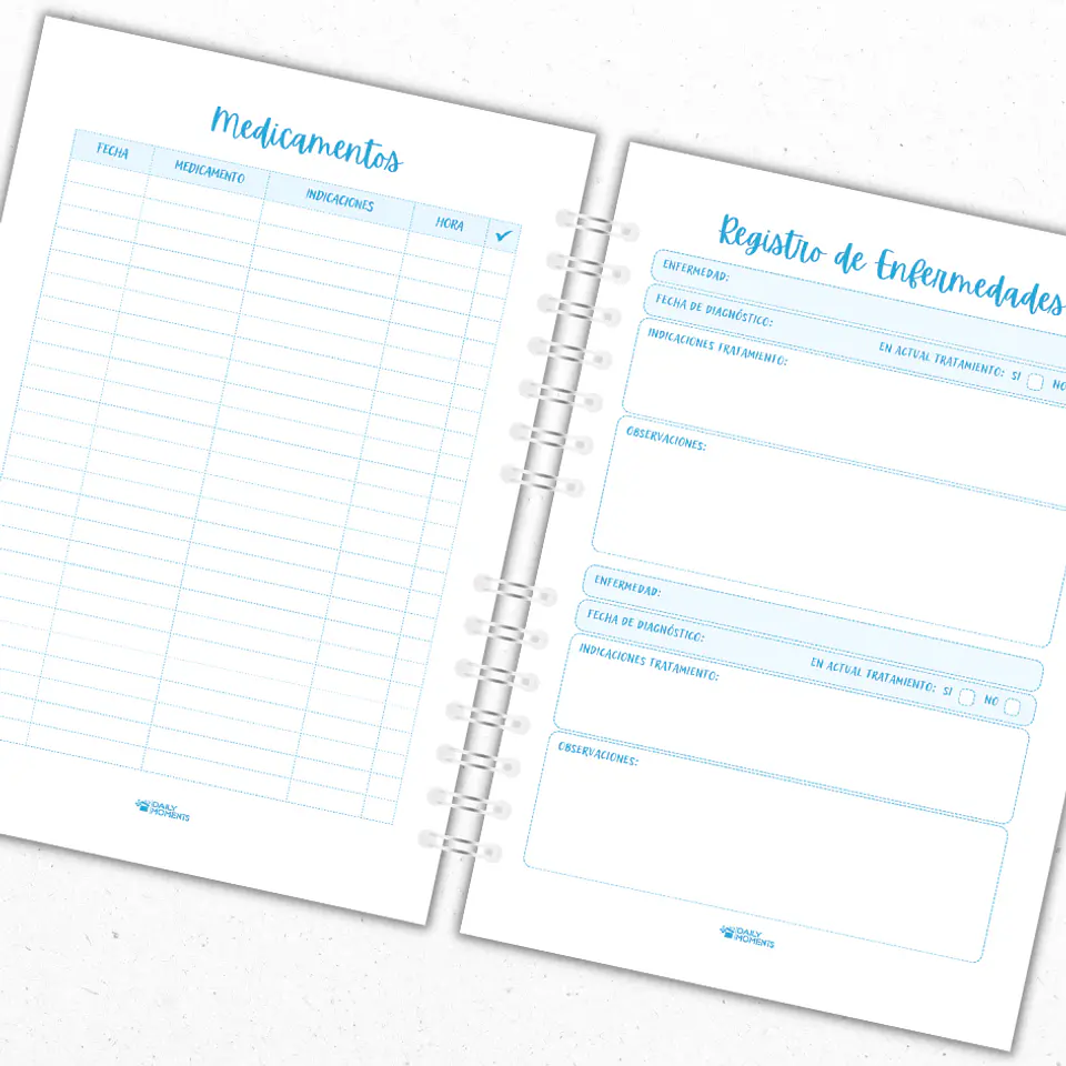 Cuaderno Pediátrico Osito Personalizado 3