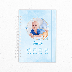 Cuaderno Pediátrico Osito Personalizado