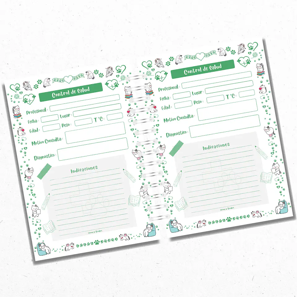 Cuaderno Veterinario Personalizado 1 4