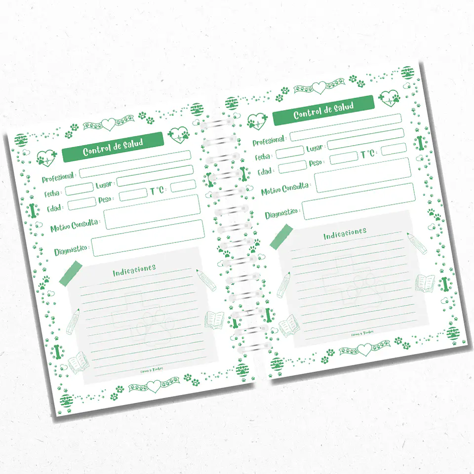 Cuaderno Veterinario Personalizado 1 2