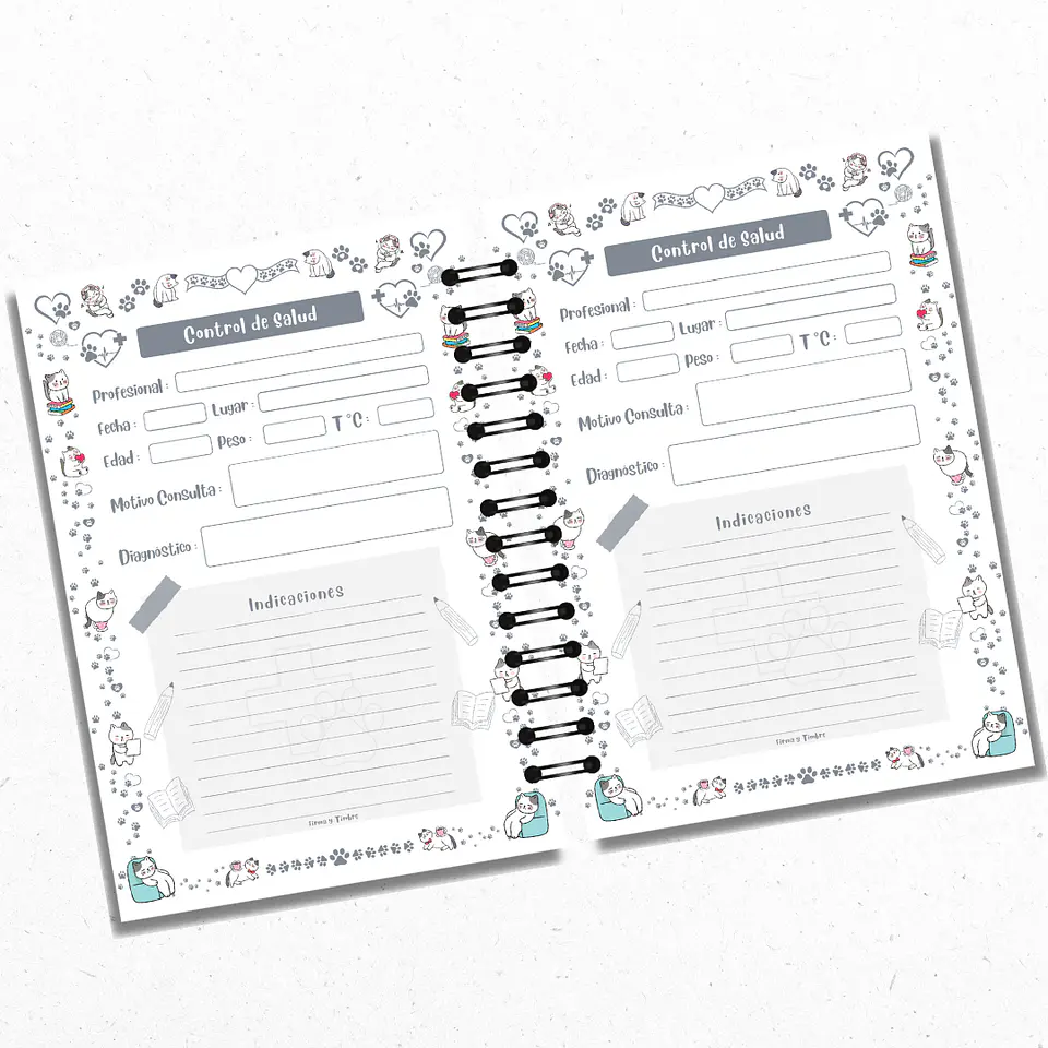 Cuaderno Veterinario Personalizado 4 4