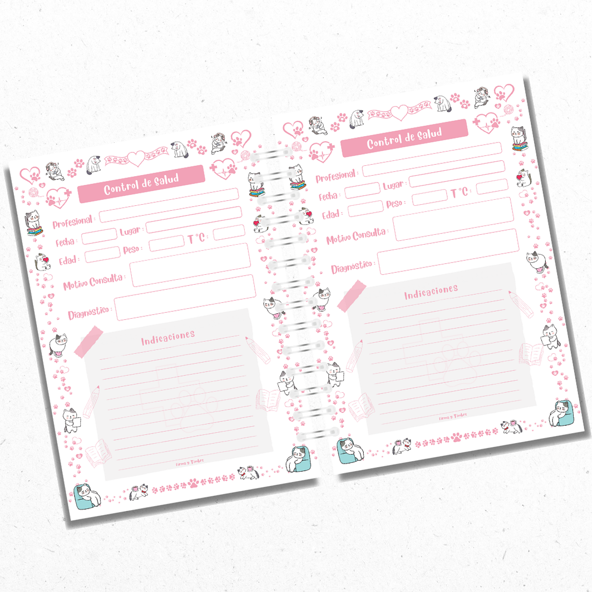 Cuaderno Veterinario Personalizado 5 2