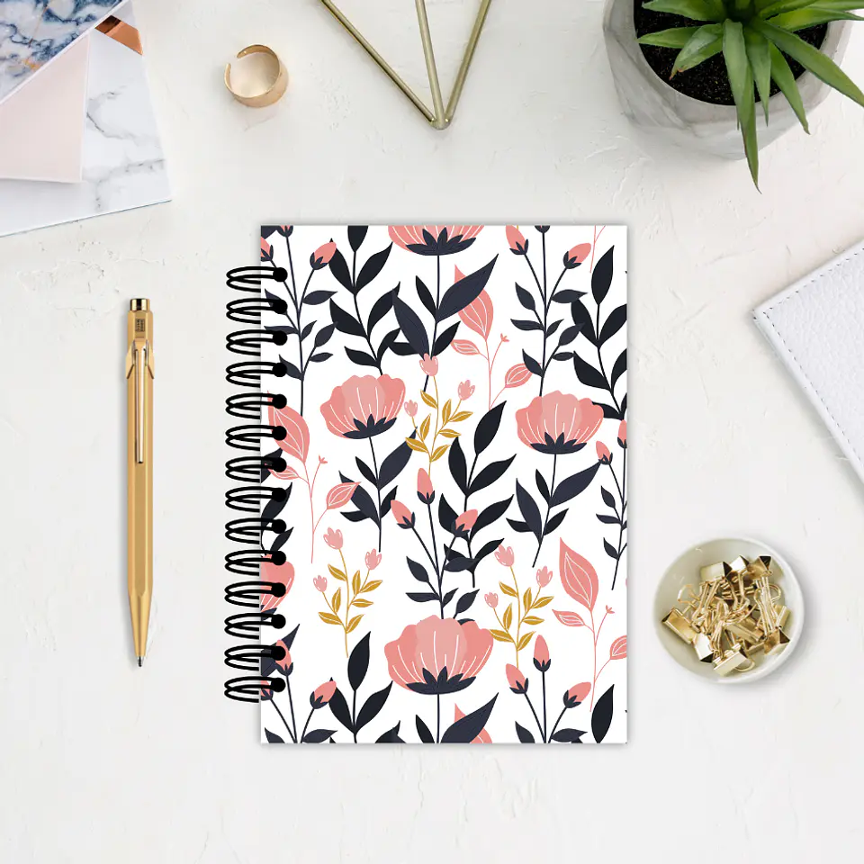 Libreta 100 Hojas Tulipanes 4