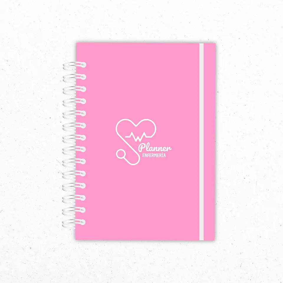 Planner Mensual Enfermería Rosado 1