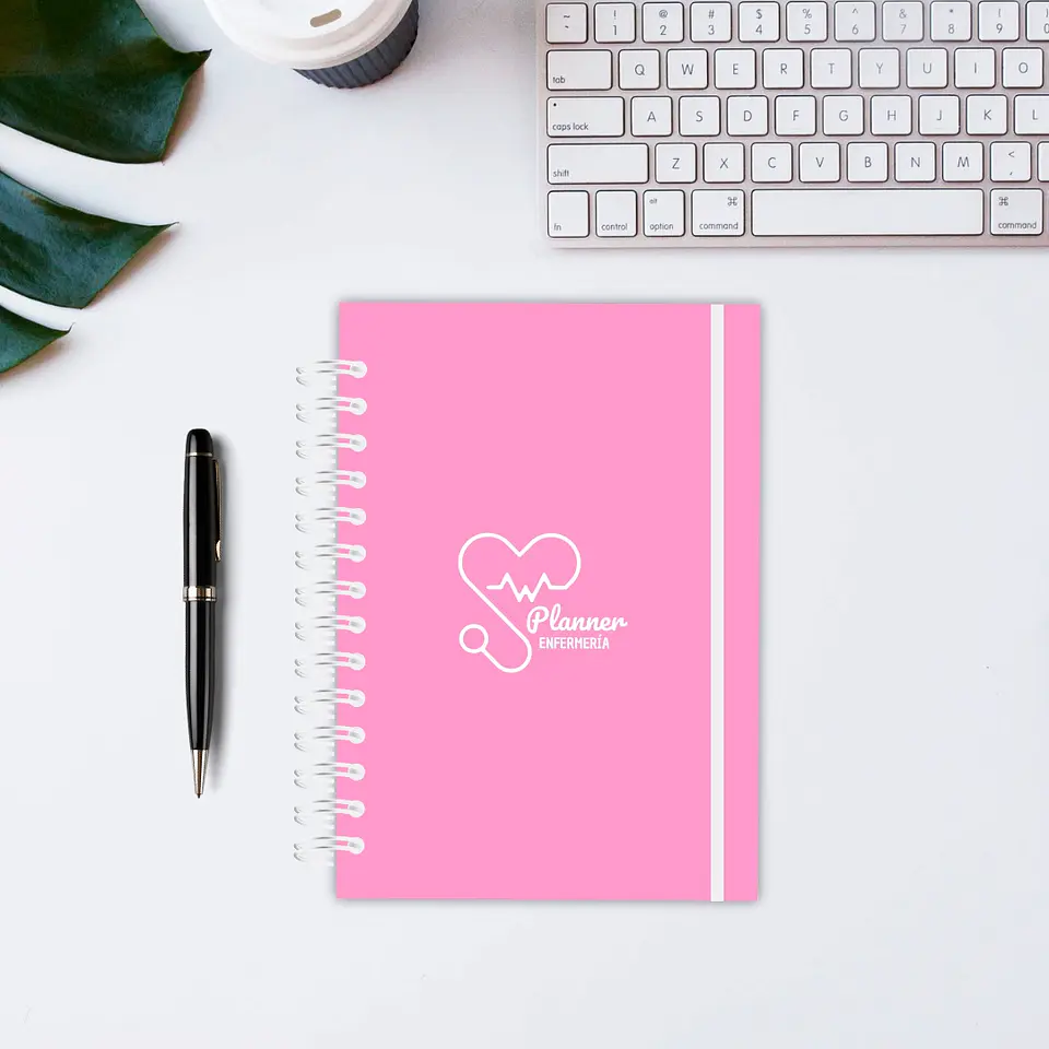 Planner Mensual Enfermería Rosado 6