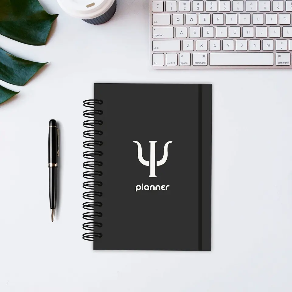 Planner Mensual Psicologos Negro 2