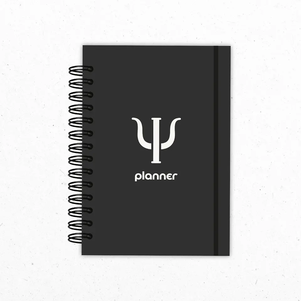 Planner Mensual Psicologos Negro 1