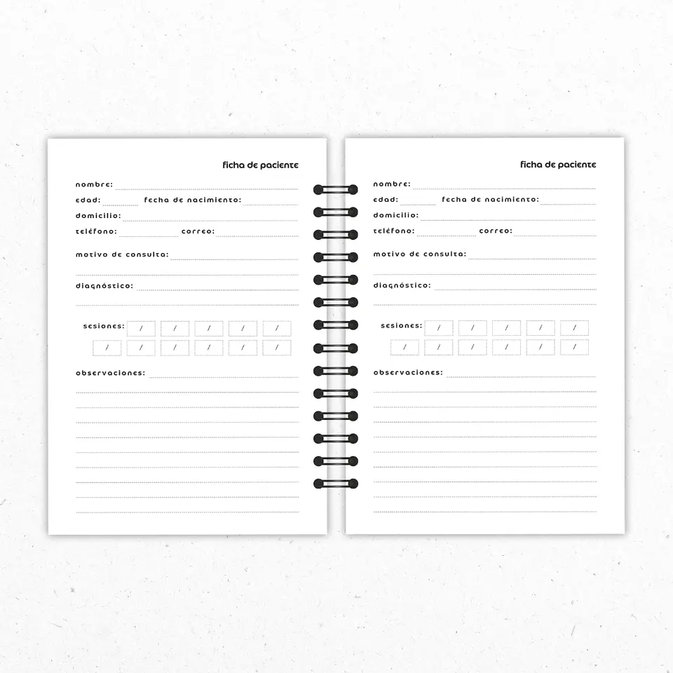 Planner Mensual Psicologos Negro 3