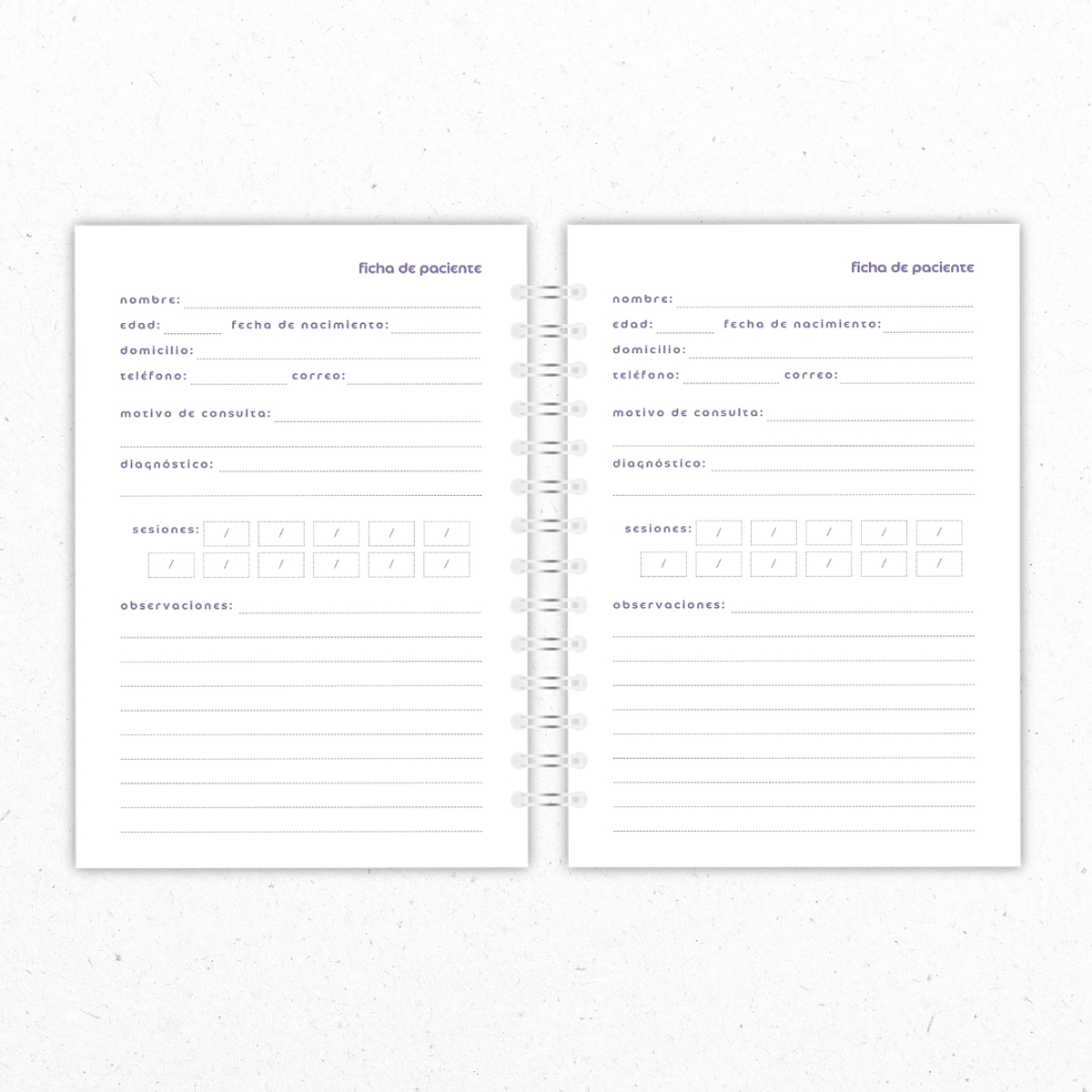 Planner Mensual Psicologas Morado 4