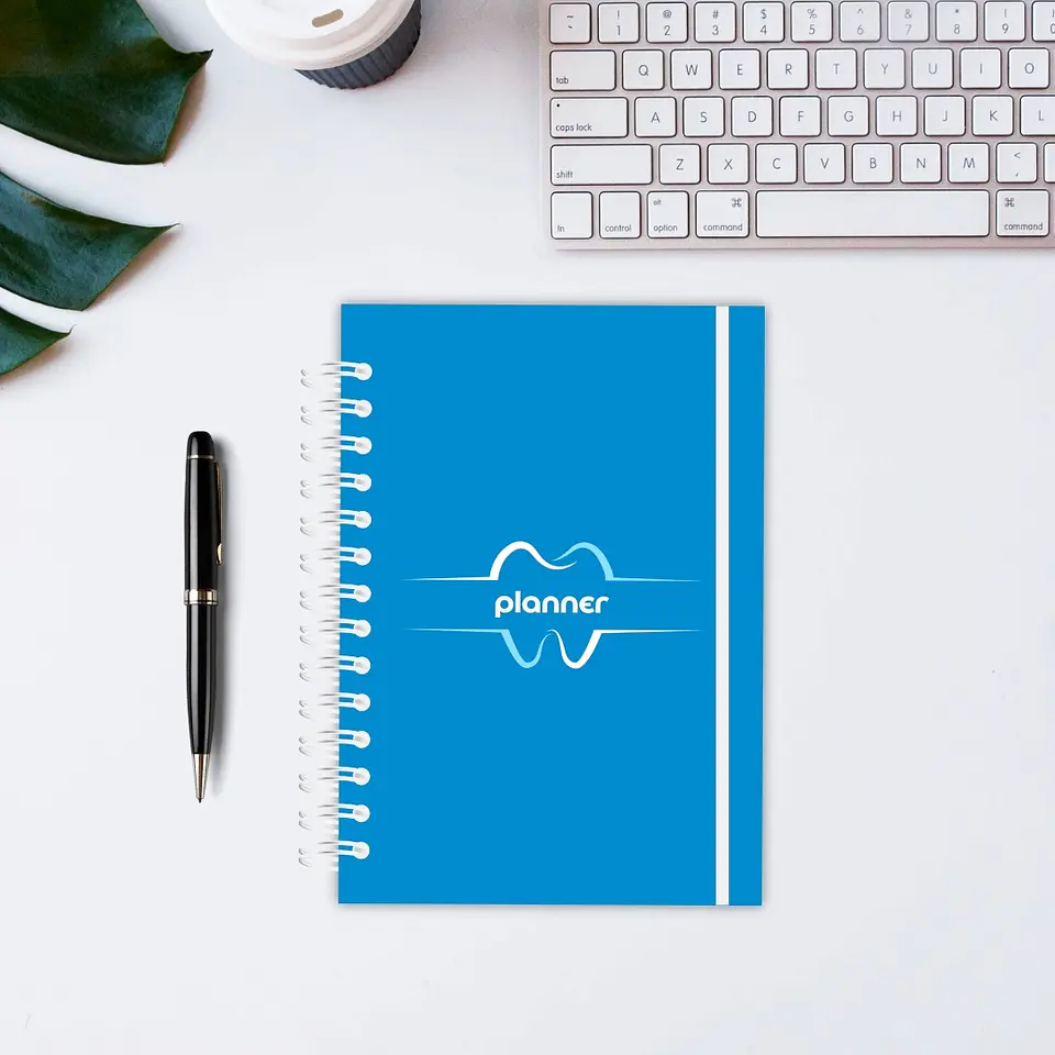 Planner Mensual Dentistas Celeste 2