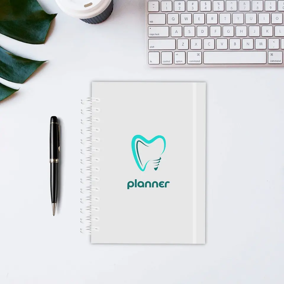 Planner Mensual Dentistas Gris 2