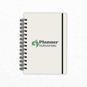 Planner Mensual Nutricionistas Beige