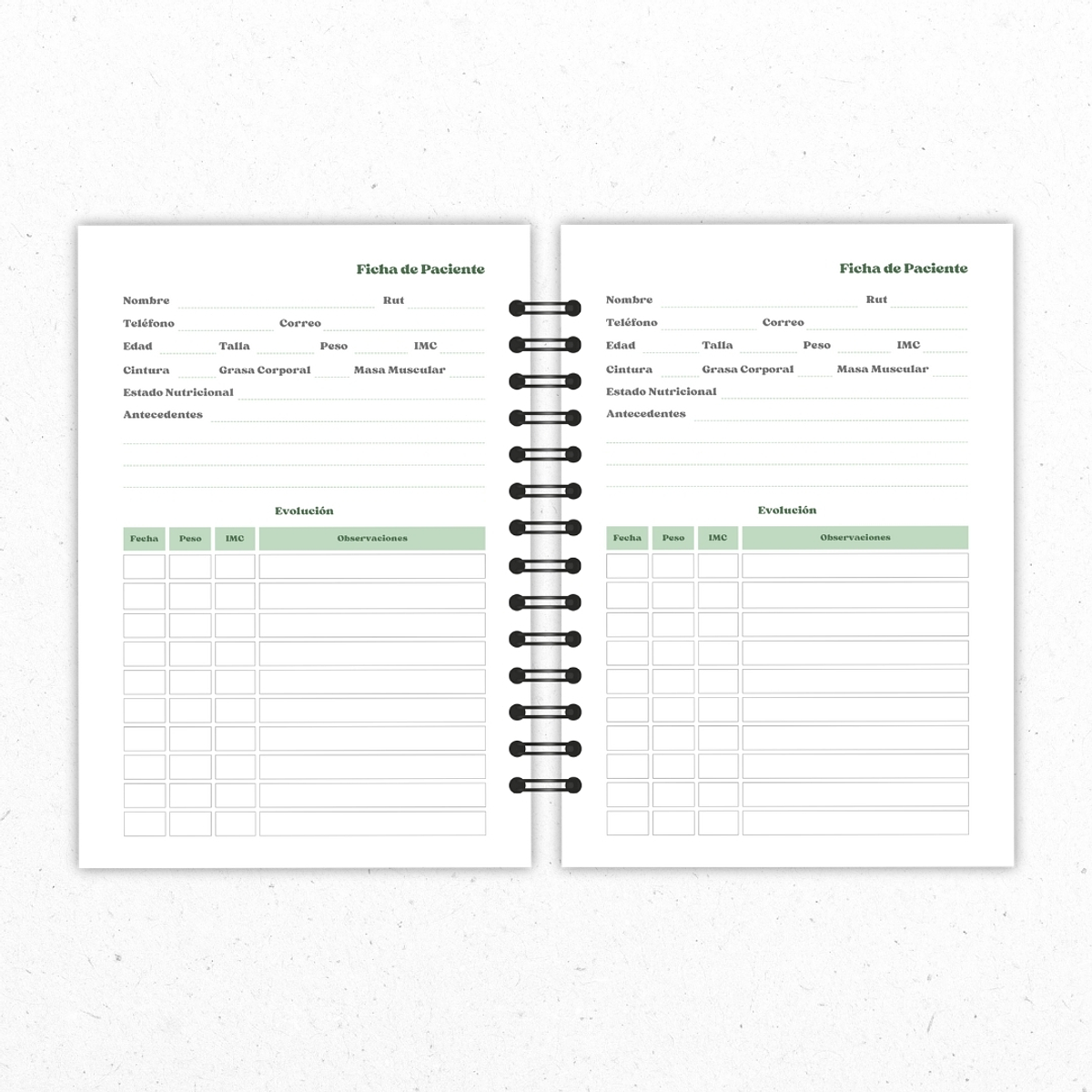 Planner Mensual Nutricionistas Beige 2