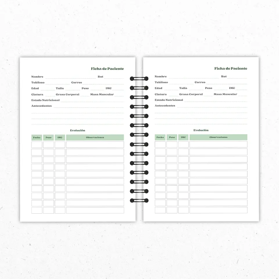 Planner Mensual Nutricionistas Beige 2