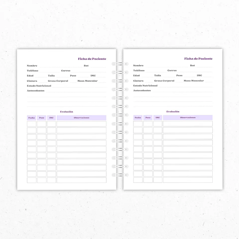 Planner Mensual Nutricionistas Morado 2