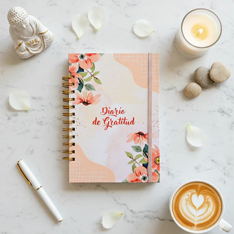 Diario de Gratitud "Alegría Floreciente"