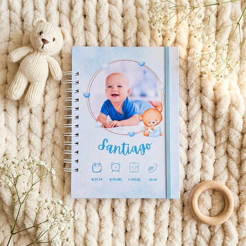 Cuaderno Pediátrico Osito Personalizado
