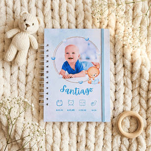 Cuaderno Pediátrico Osito Personalizado