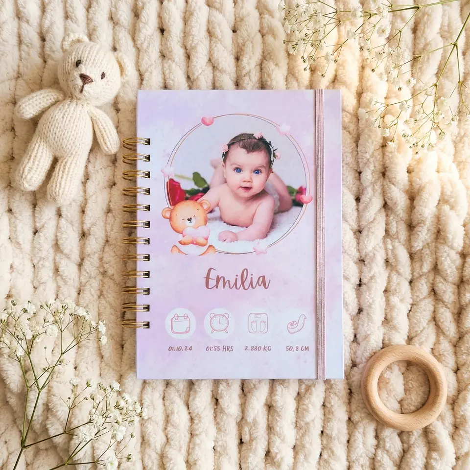 Cuaderno Pediátrico Osita Personalizado 1