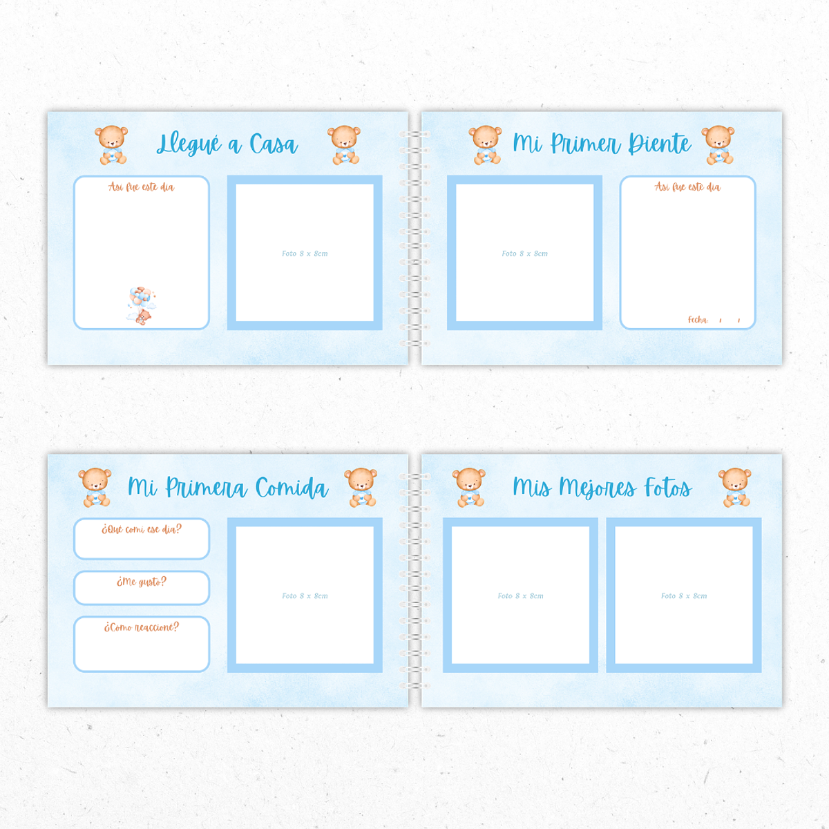 Álbum Recuerdos Primer Año Personalizado 2