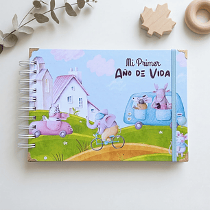 Álbum Recuerdos Primer Año Animalitos