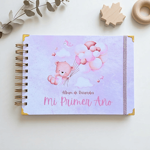 Álbum Recuerdos Primer Año Rosado