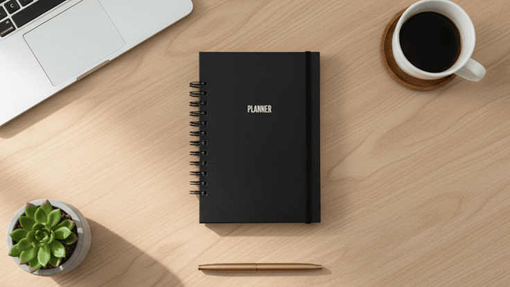 Planner Semanal Negro A5