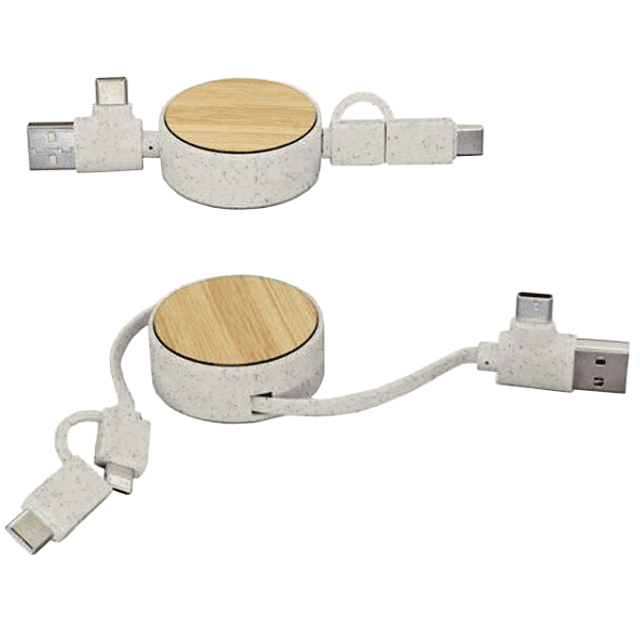 Cable Conector Multicargador Bamboo